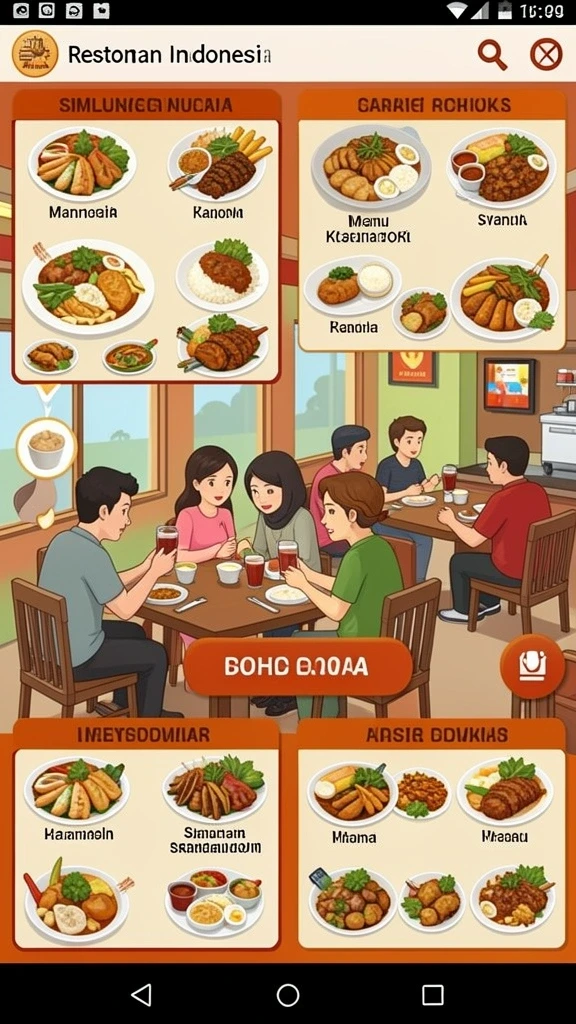 Momen aksi yang seru dan menegangkan di dalam permainan.