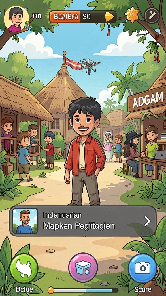 Berbagai item menarik untuk meningkatkan permainan.