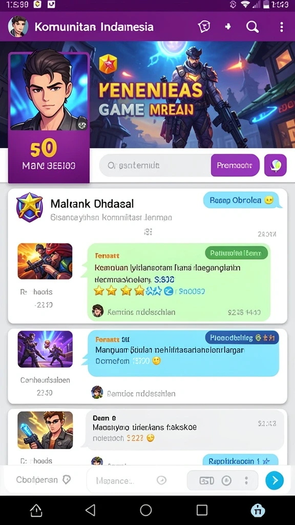 Bergabung dengan guild untuk bertarung bersama teman.