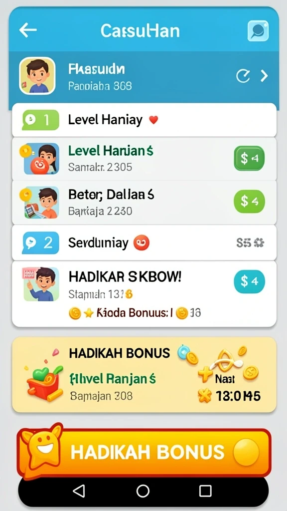 Berbagai karakter menarik dengan kemampuan unik.