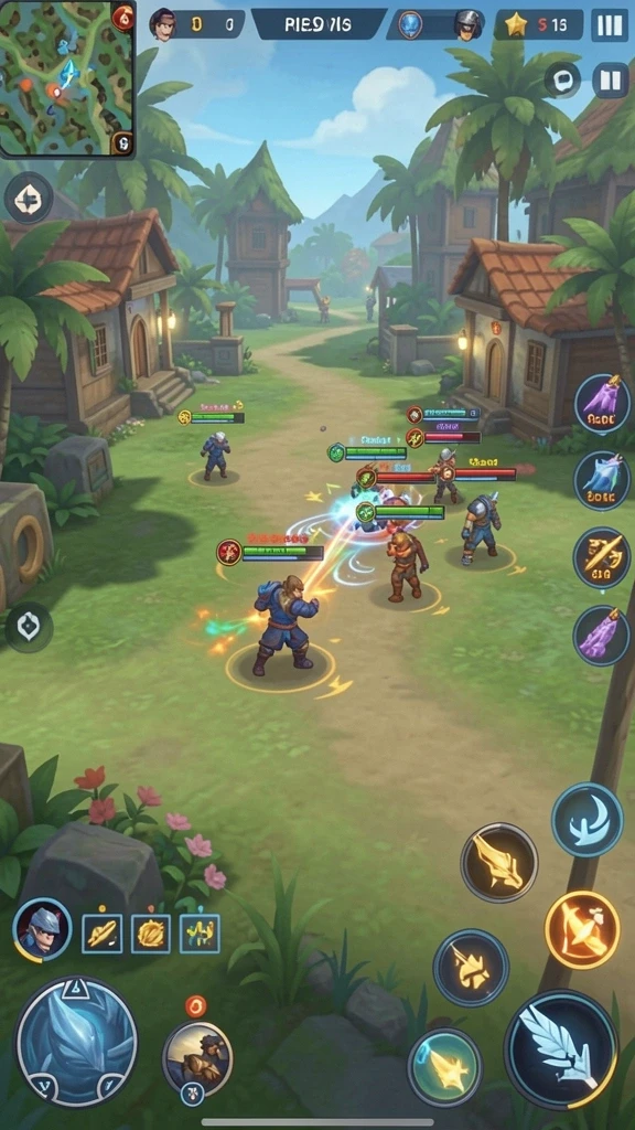 Screenshot dari level baru yang menantang di BIGHOKI.