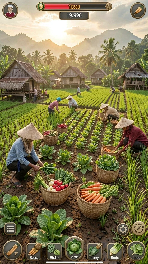 Tampilan utama yang menawan dan intuitif.