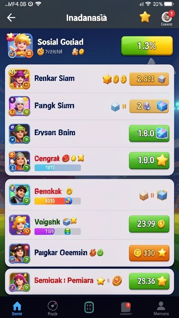 Fitur live draw untuk transparansi hasil permainan.
