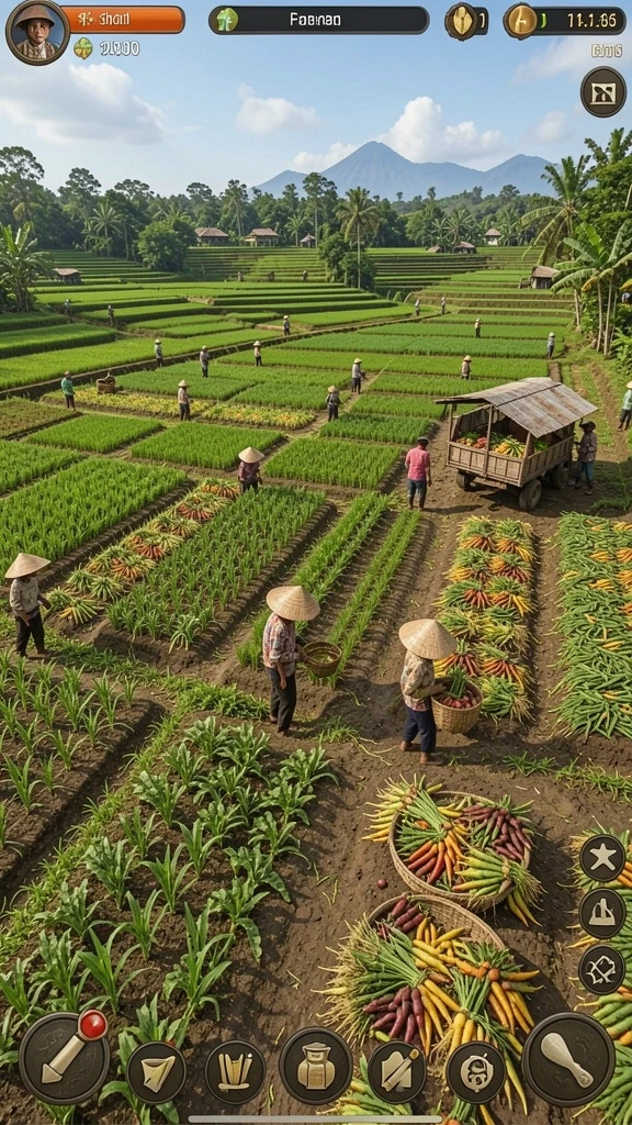 Tampilan papan catur yang jelas dan menarik.
