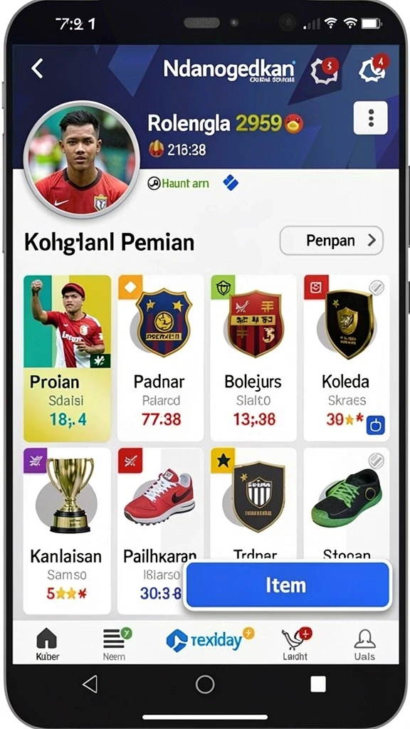 Tampilan antarmuka pengguna yang menarik dan mudah dinavigasi.