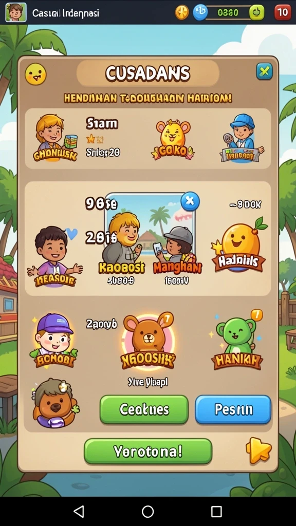 Tampilan antarmuka yang user-friendly dan menarik.