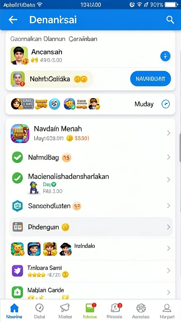 Tampilan antarmuka pengguna yang menarik dan ramah.