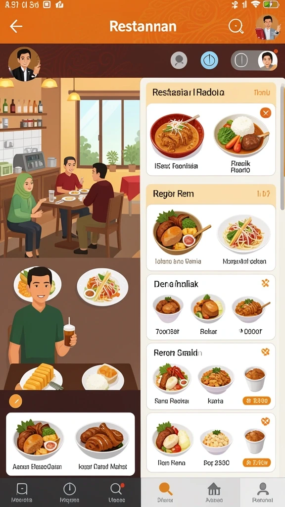 Screenshot menunjukkan karakter utama di hutan lebat.