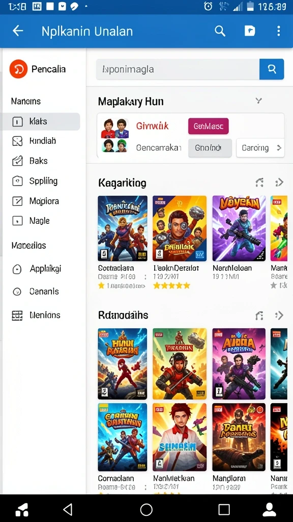 Interface yang menarik dan mudah dinavigasi.