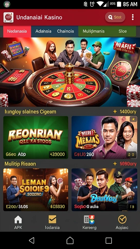 Beragam pilihan karakter dan item yang menarik.