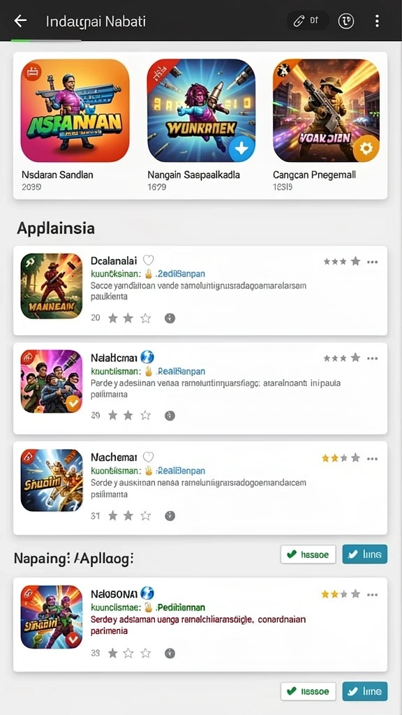 Tampilan antarmuka yang menarik dan mudah digunakan.
