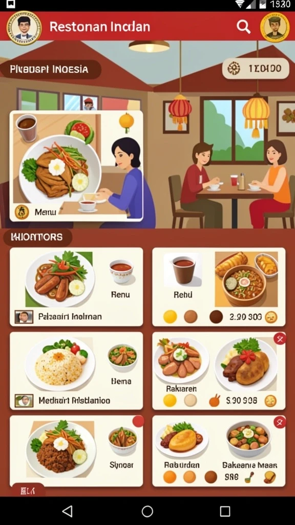 Karakter unik siap menjelajahi dunia fantasi.