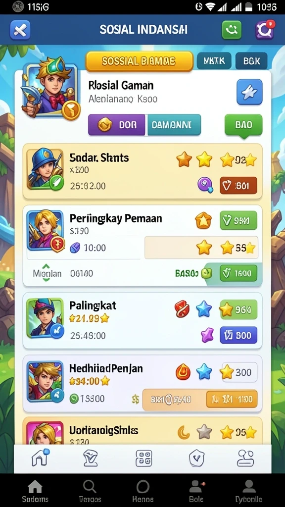 Screenshot dari misi yang penuh tantangan.