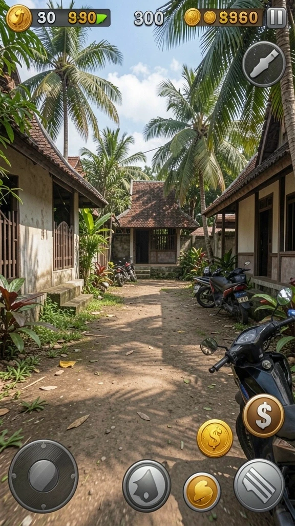 Karakter unik yang dapat diupgrade dan dimainkan.