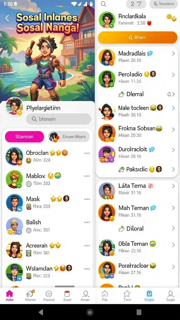 Tampilan grafis yang memukau dan warna yang cerah.