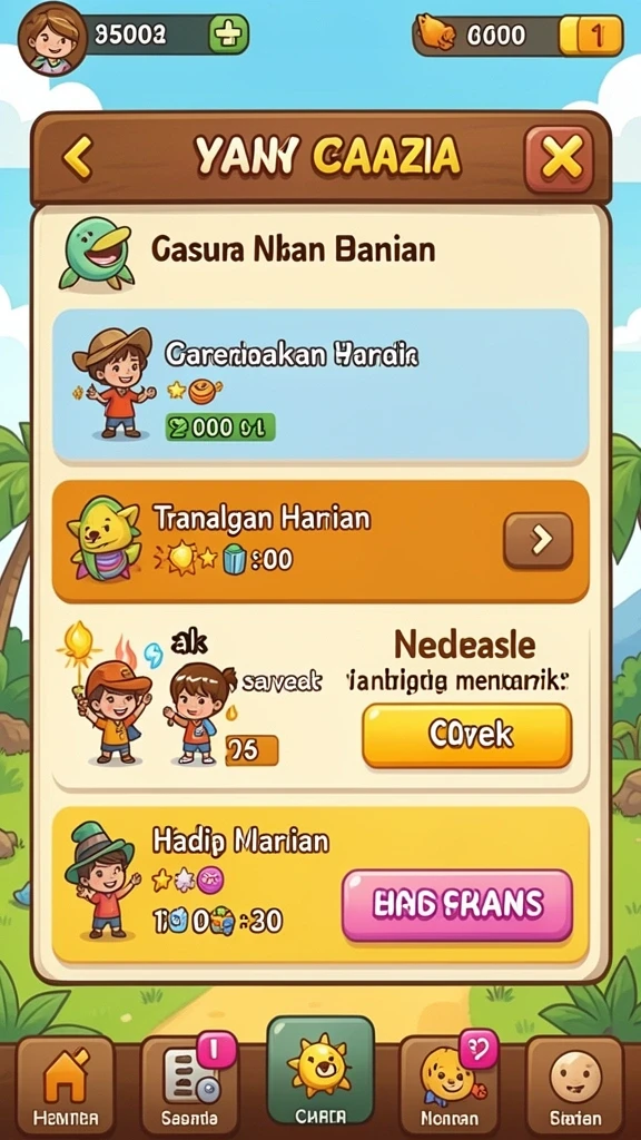 Tampilan antarmuka yang menarik dan mudah digunakan.