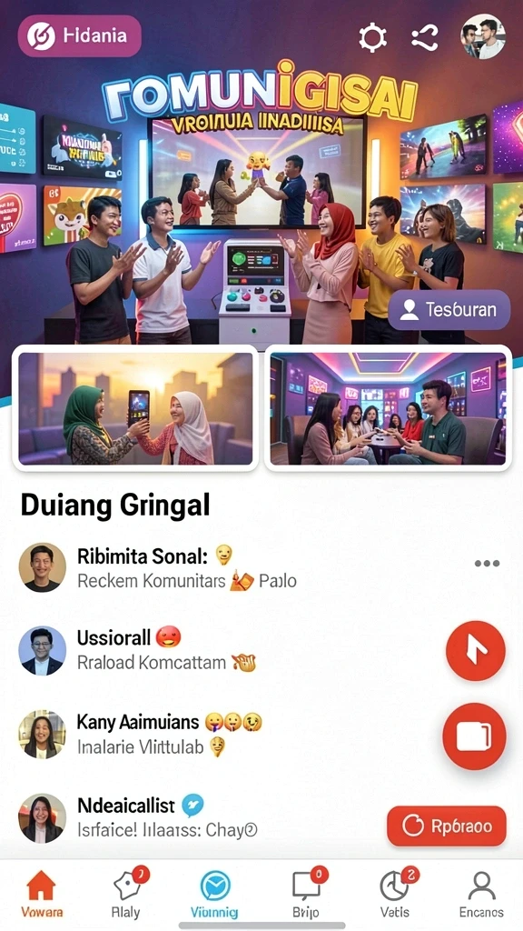 Tampilan antarmuka yang intuitif dan modern.