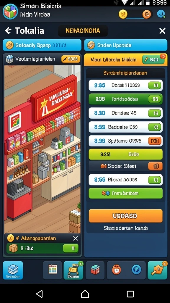 Screenshot 2 menampilkan berbagai pilihan permainan yang tersedia.