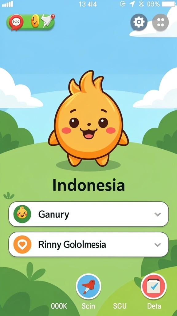 Fitur leaderboard untuk menunjukkan peringkat pemain.