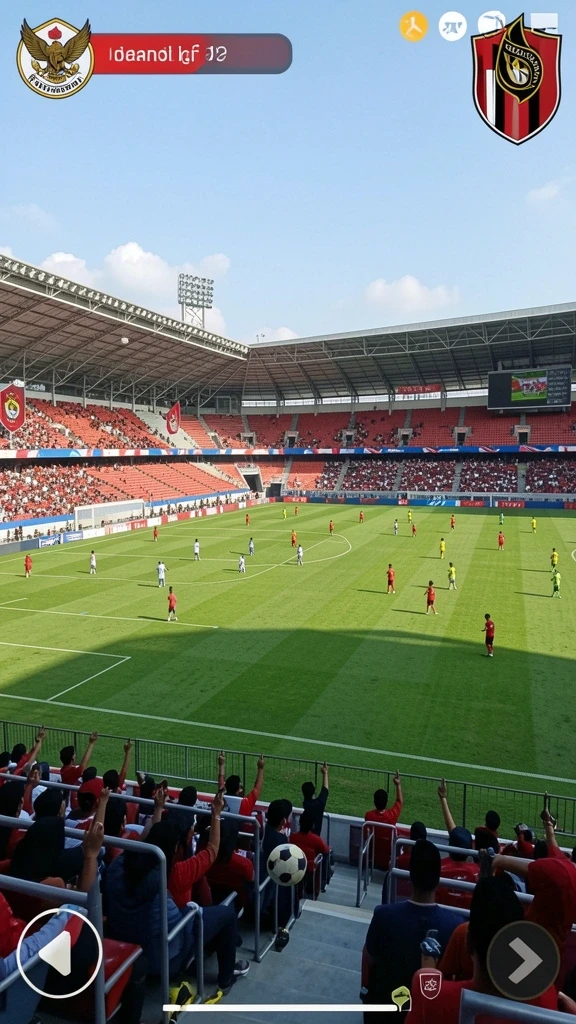 Menampilkan aksi pertempuran epik di dalam game.