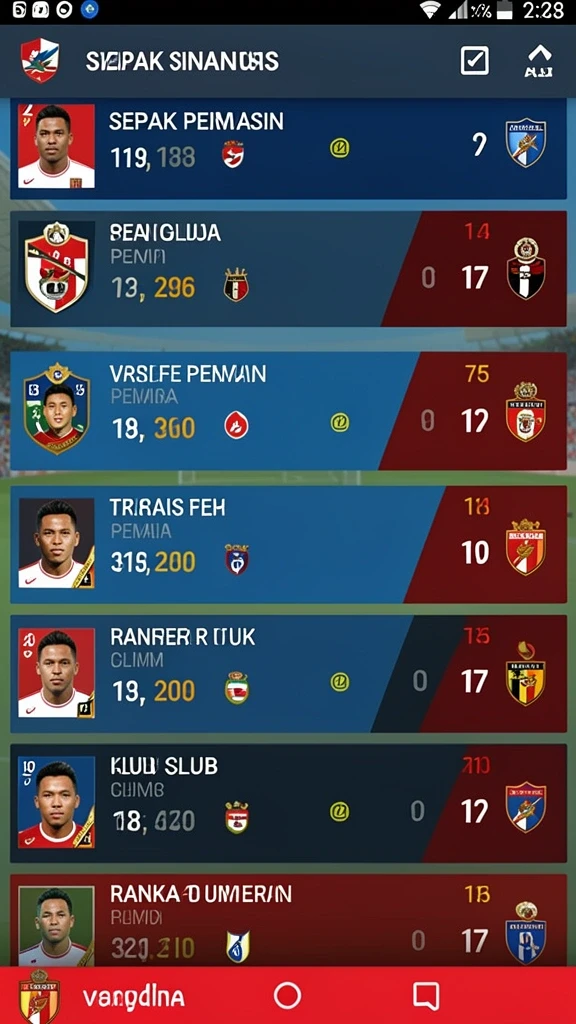 Tampilan antarmuka yang modern dan menarik.