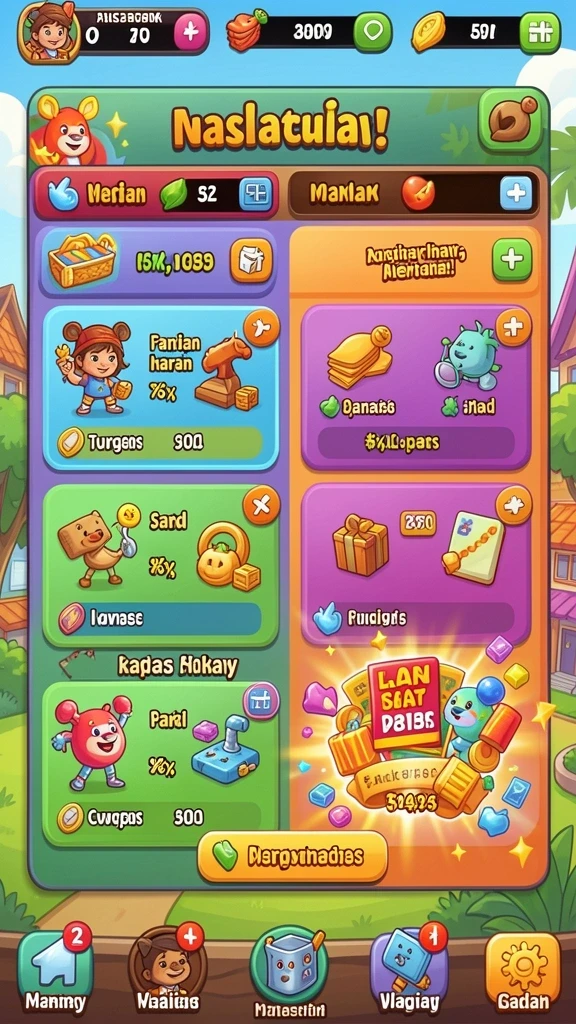 Karakter unik yang dapat dipilih oleh pemain.