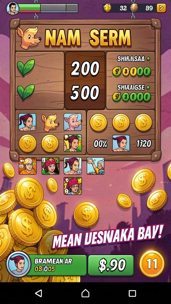 Tampilan mencolok dari antarmuka game QQSTAR.
