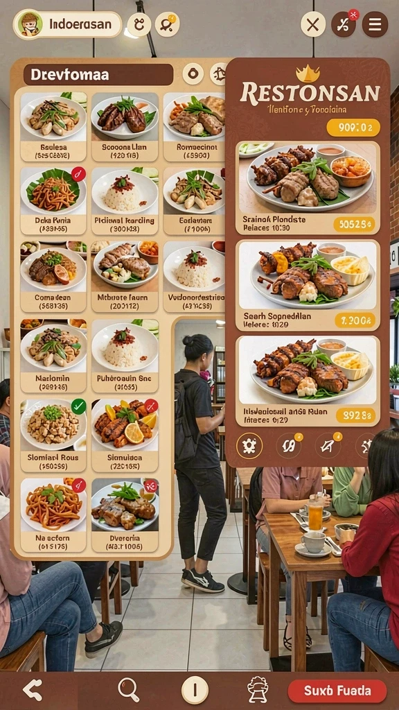 Tampilan antarmuka yang menarik dan mudah digunakan.