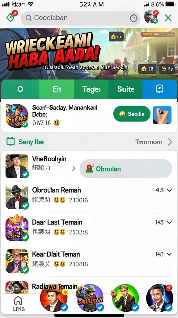 Tampilan awal RPVIP2 yang menarik dan interaktif.