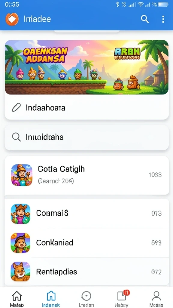 Antarmuka pengguna SBOBET yang menarik dan mudah dinavigasi.