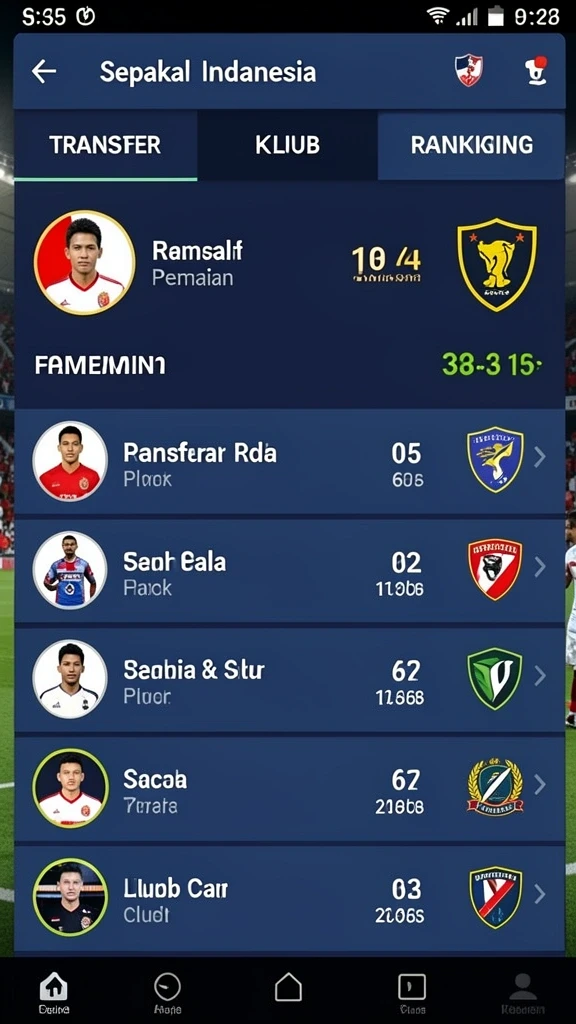 Tampilan awal aplikasi SITUSTOTO yang menarik.