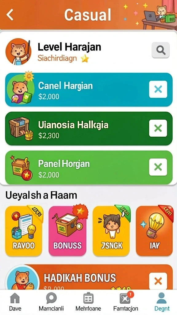 Tampilan antarmuka yang mudah dinavigasi.
