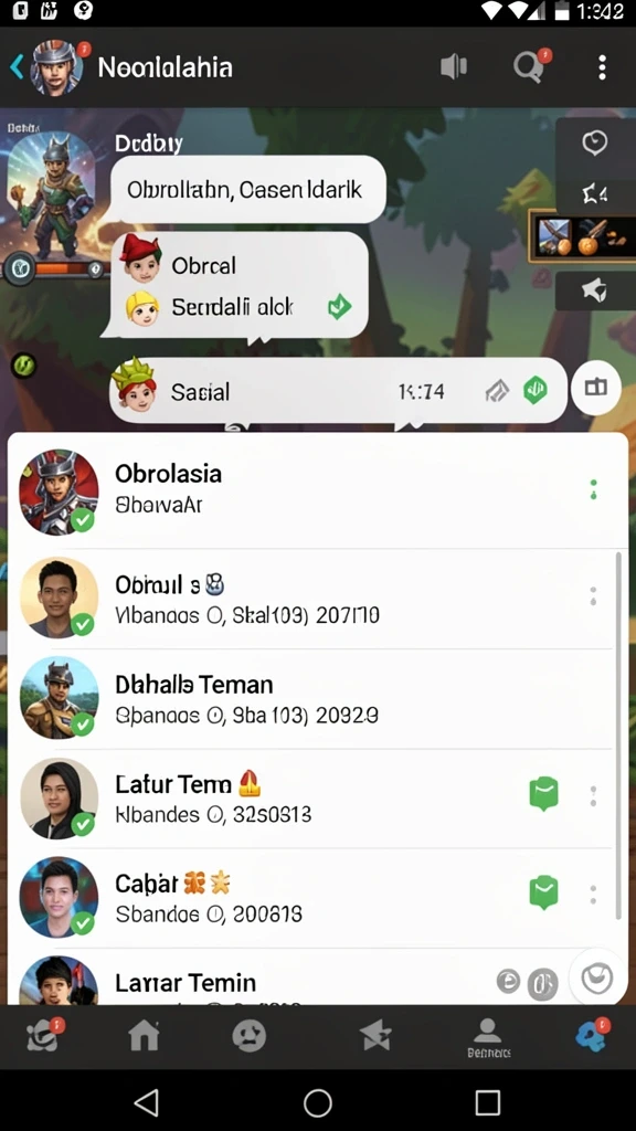 Tampilan awal yang menarik dan penuh warna.
