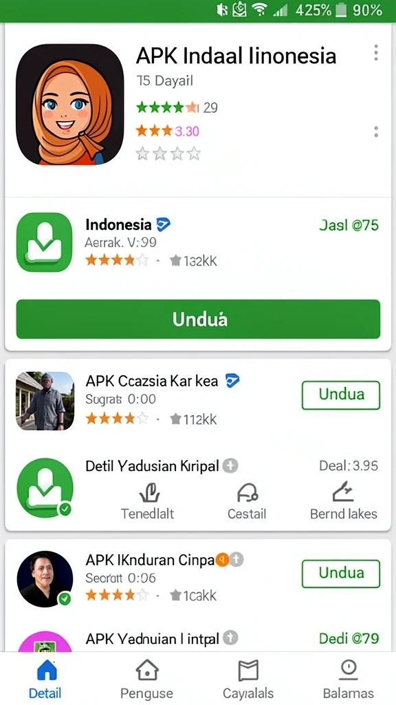 Berbagai mode permainan yang seru dan menantang.